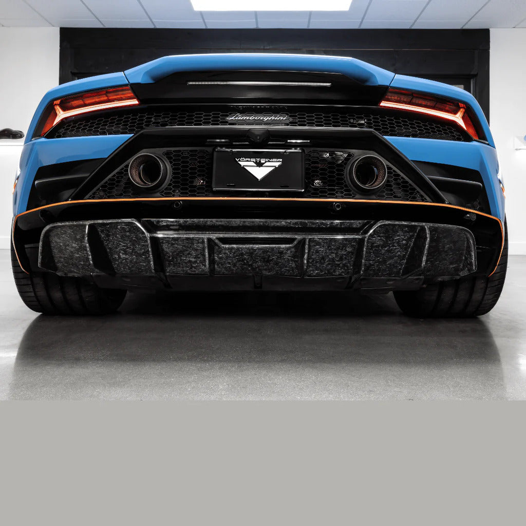 VORSTEINER 3055LOV Rear Diffuser MONZA (Carbon Matrix) for LAMBORGHINI Huracan EVO 2019- Photo-5