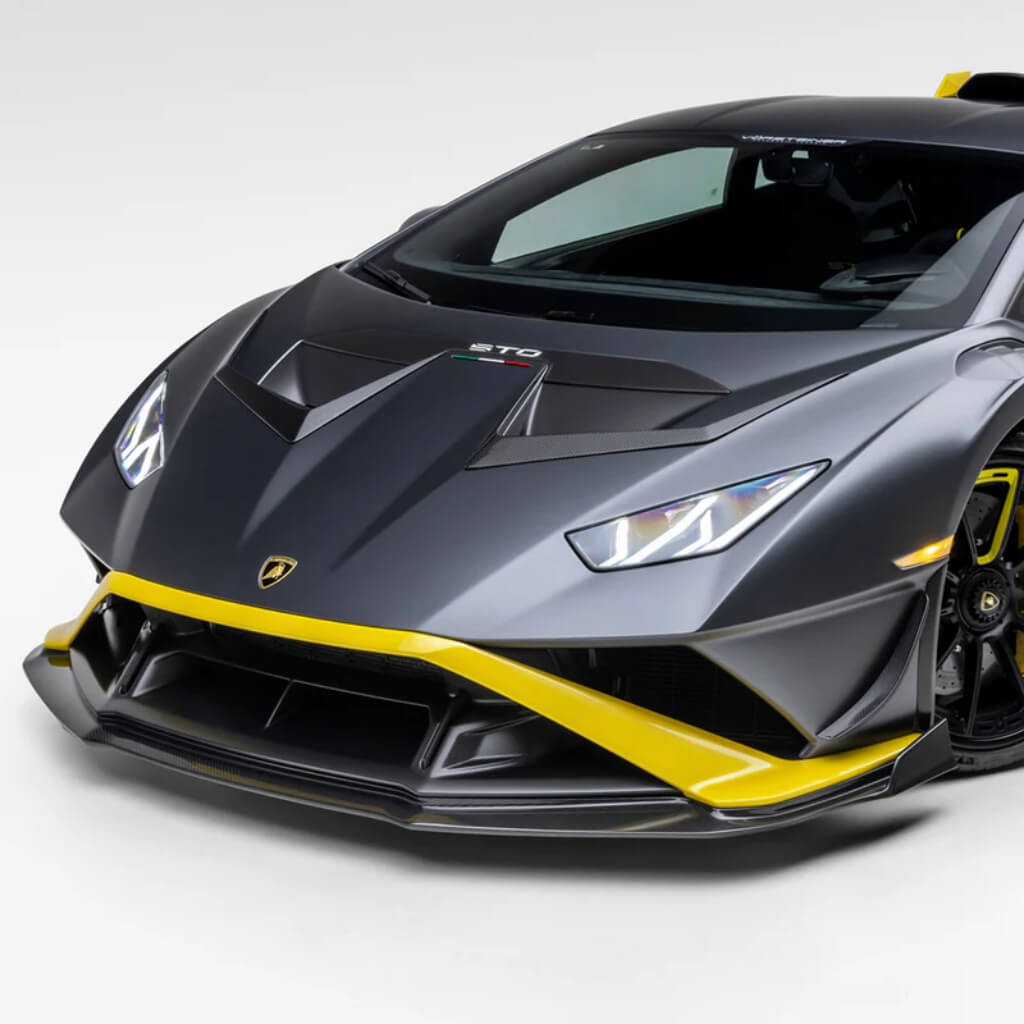 VORSTEINER 4020LOV Front Spoiler VRS (Gloss Carbon) for LAMBORGHINI Huracan STO 2021- Photo-1