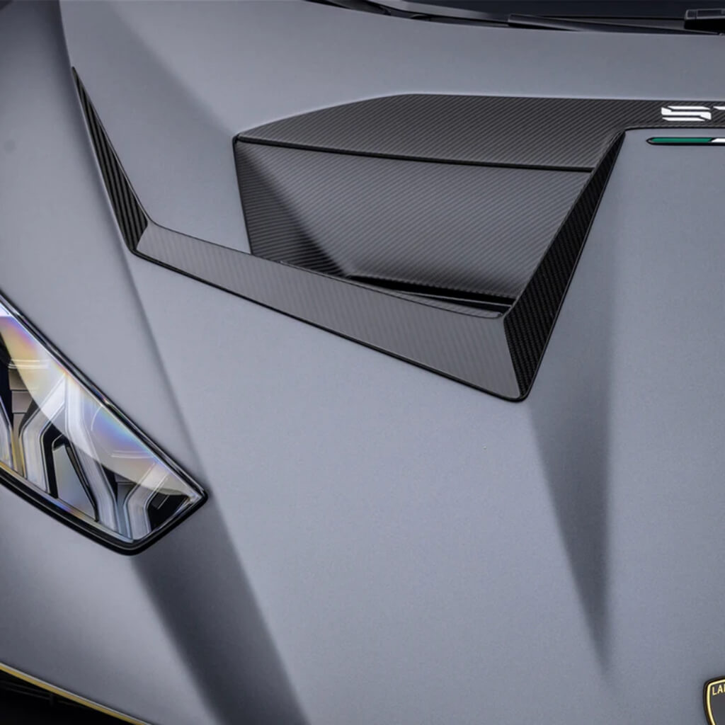 VORSTEINER 4046LOV Hood Ducts VRS (Satin Carbon) for LAMBORGHINI Huracan STO 2021- Photo-2