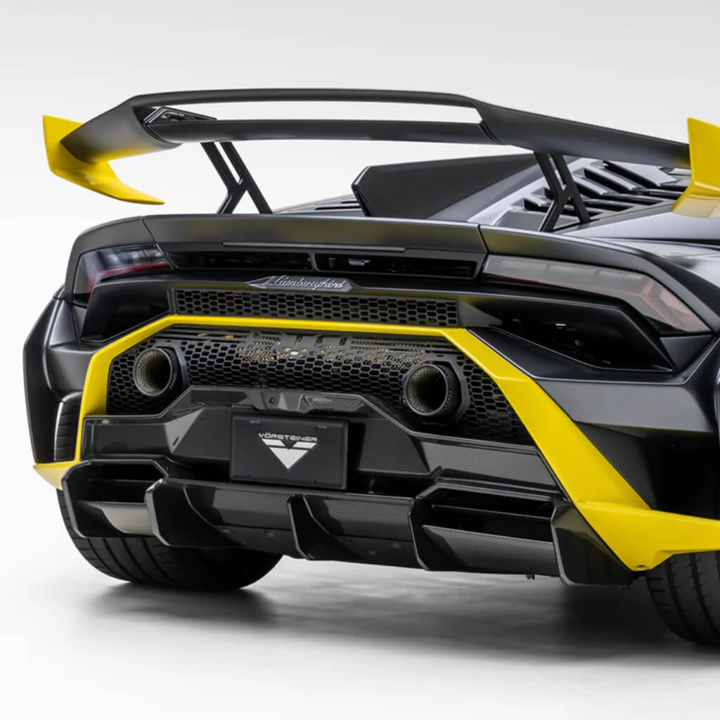 VORSTEINER 4051LOV Rear Diffuser VRS (Satin Carbon) for LAMBORGHINI Huracan STO 2021- Photo-1