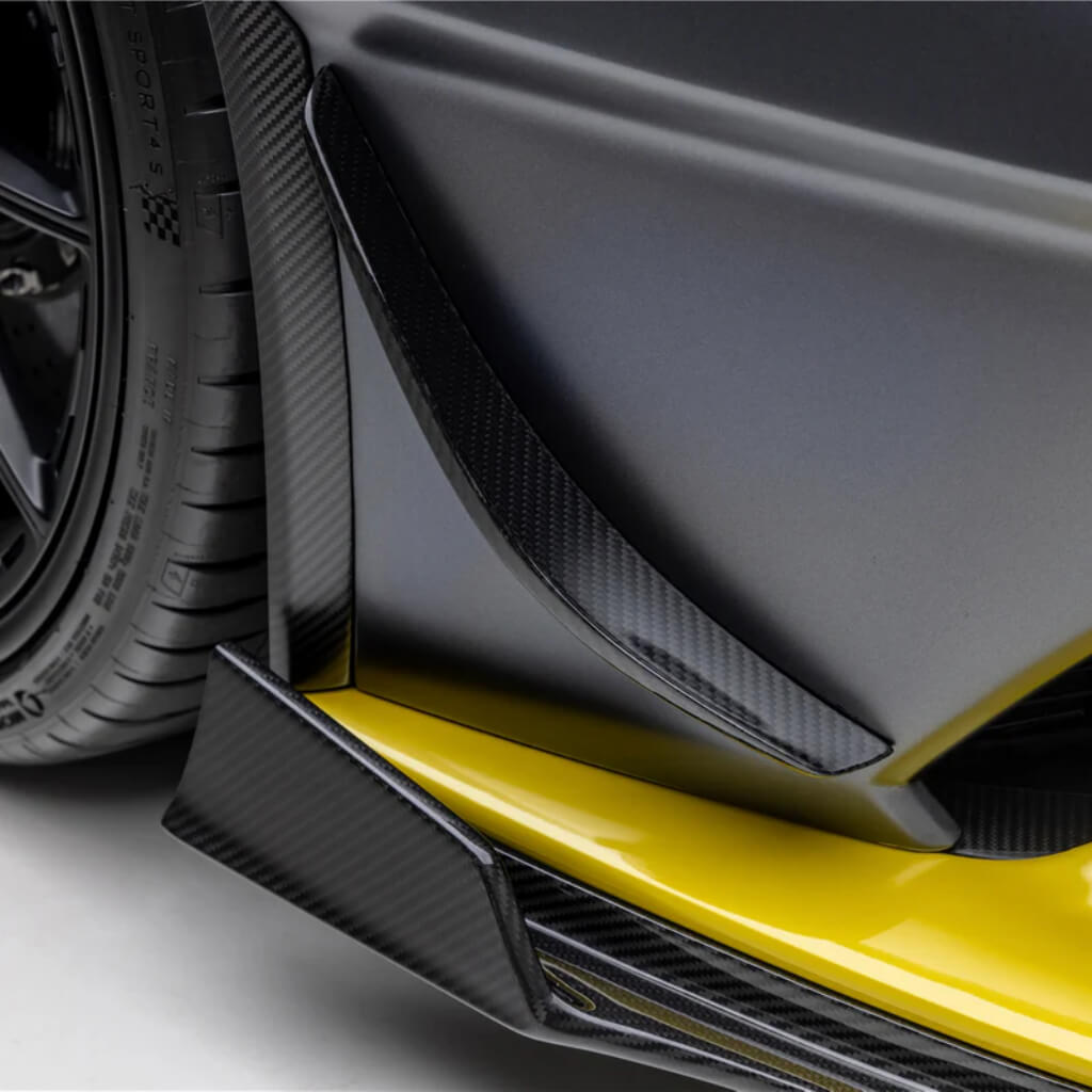 VORSTEINER 4056LOV Canards VRS (Satin Carbon) for LAMBORGHINI Huracan STO 2021- Photo-1