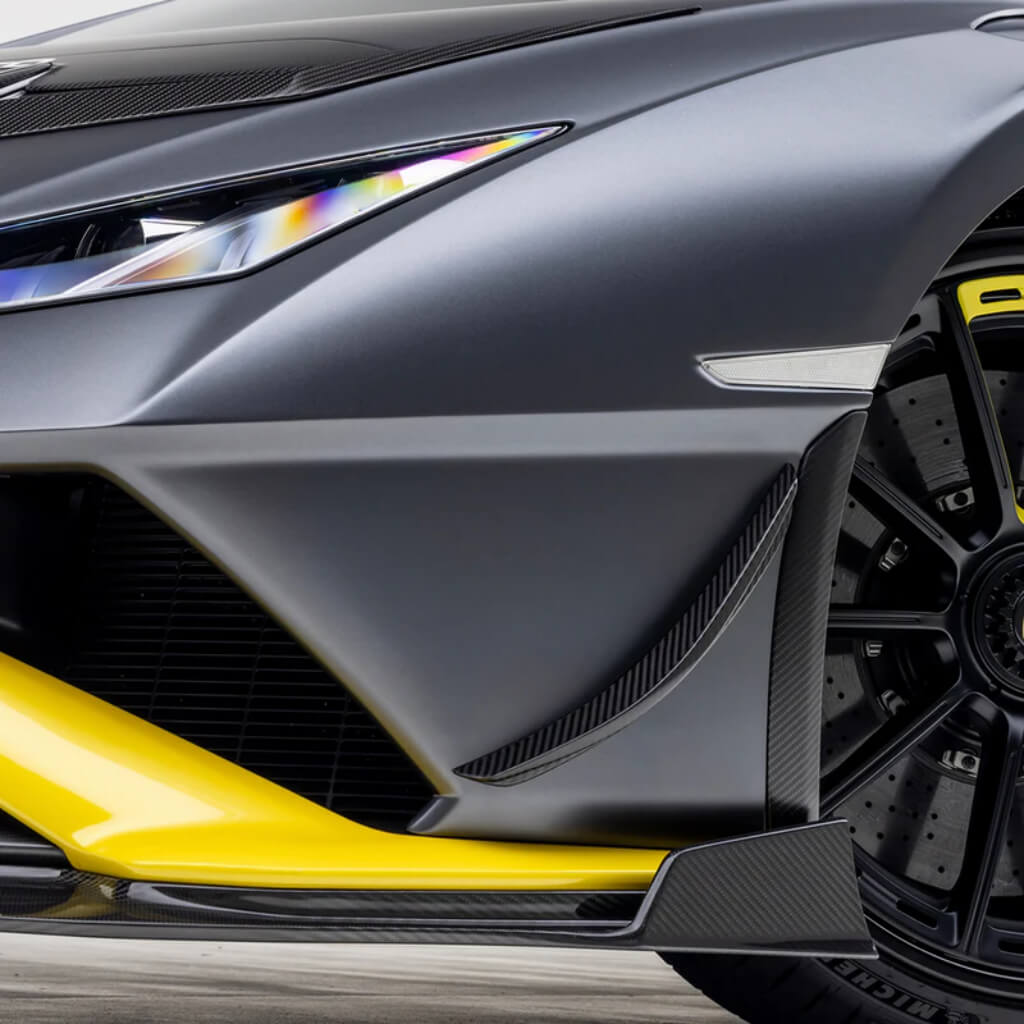 VORSTEINER 4056LOV Canards VRS (Satin Carbon) for LAMBORGHINI Huracan STO 2021- Photo-6