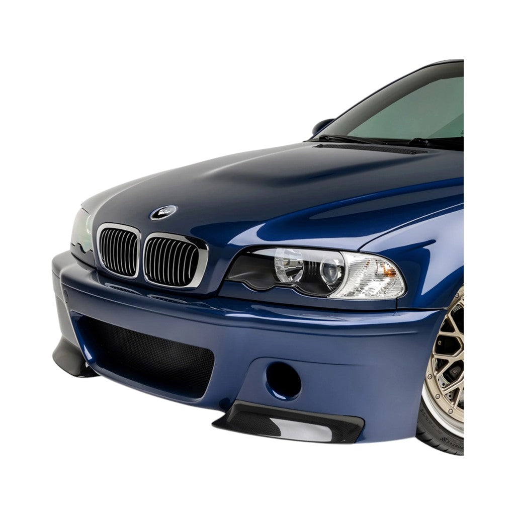 VORSTEINER BMV4625 2-Piece Front Bumper Splitters V20 (Carbon) for BMW M3 (E46) 2000-2006 Photo-1