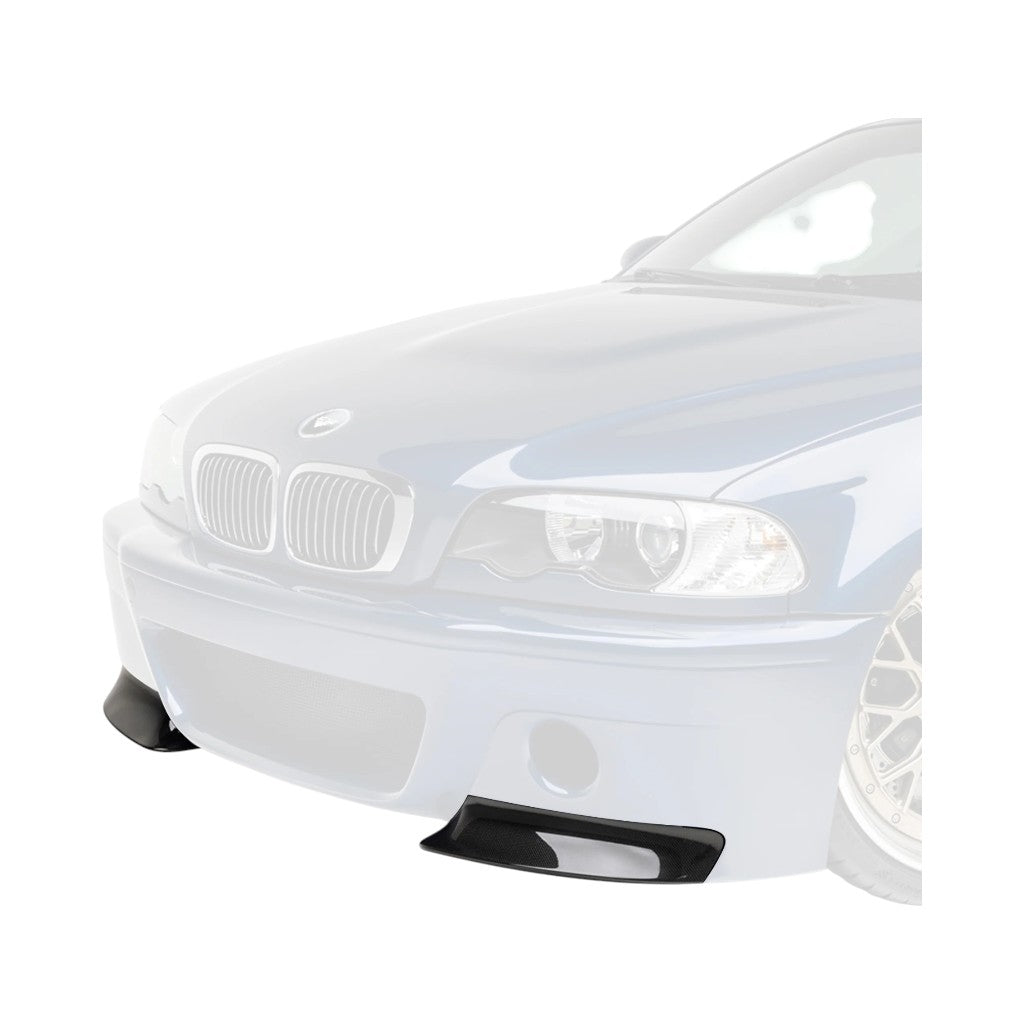 VORSTEINER BMV4625 2-Piece Front Bumper Splitters V20 (Carbon) for BMW M3 (E46) 2000-2006 Photo-0
