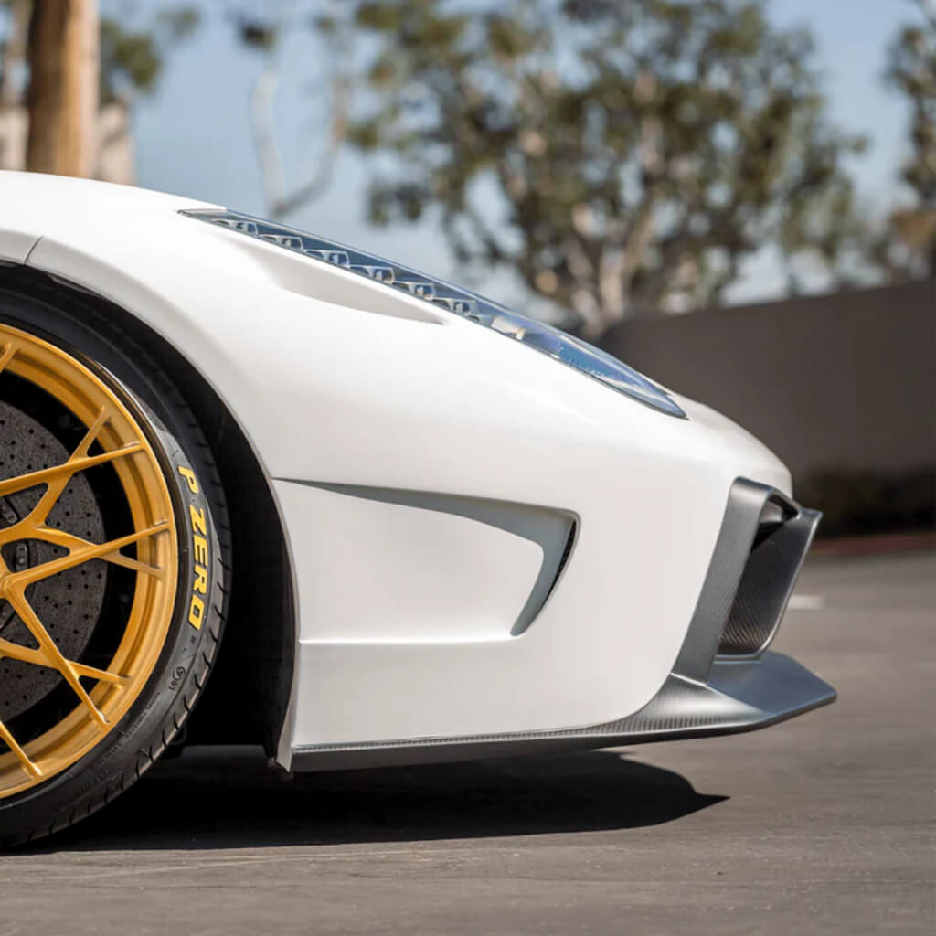 VORSTEINER FRV1110 Front Bumper with Front Spoiler VX AERO (Gloss Carbon) for FERRARI 458 Italia 2009-2015 Photo-5