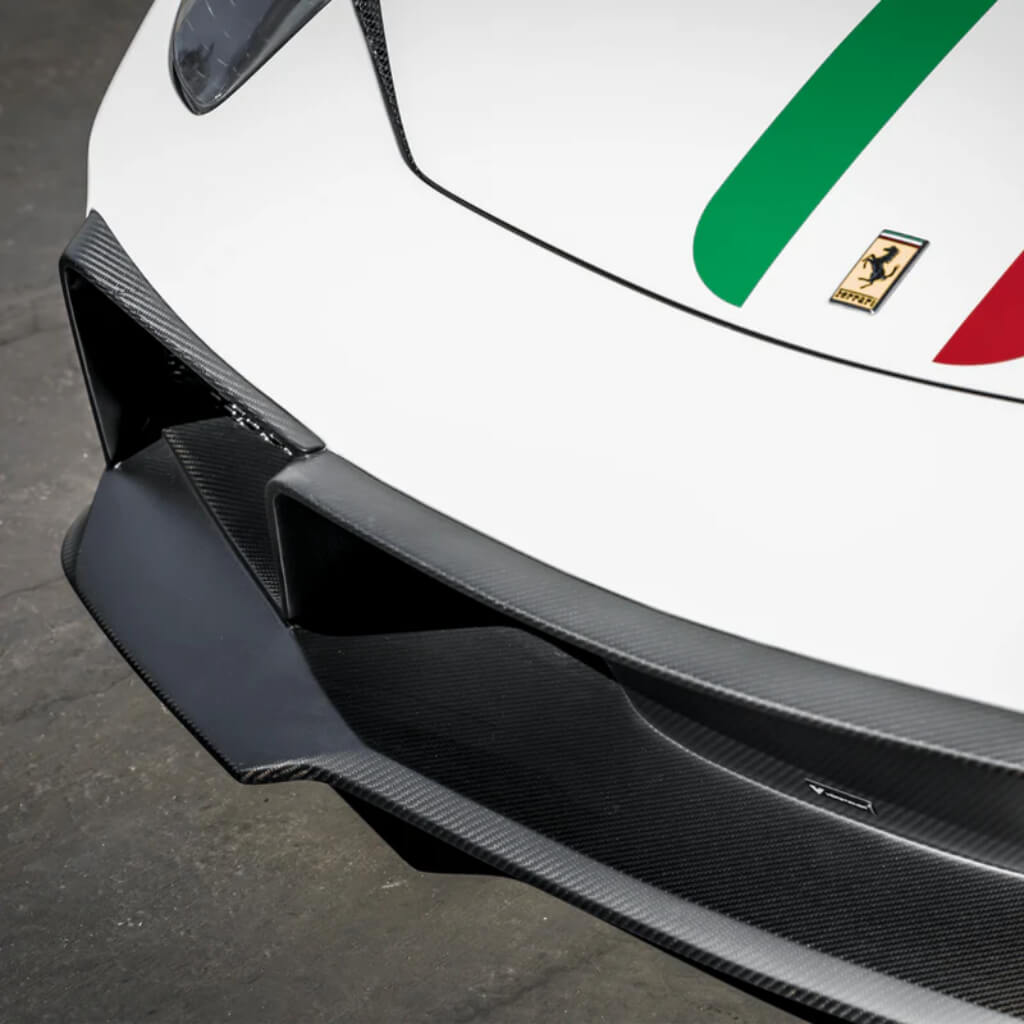 VORSTEINER FRV1110 Front Bumper with Front Spoiler VX AERO (Gloss Carbon) for FERRARI 458 Italia 2009-2015 Photo-7
