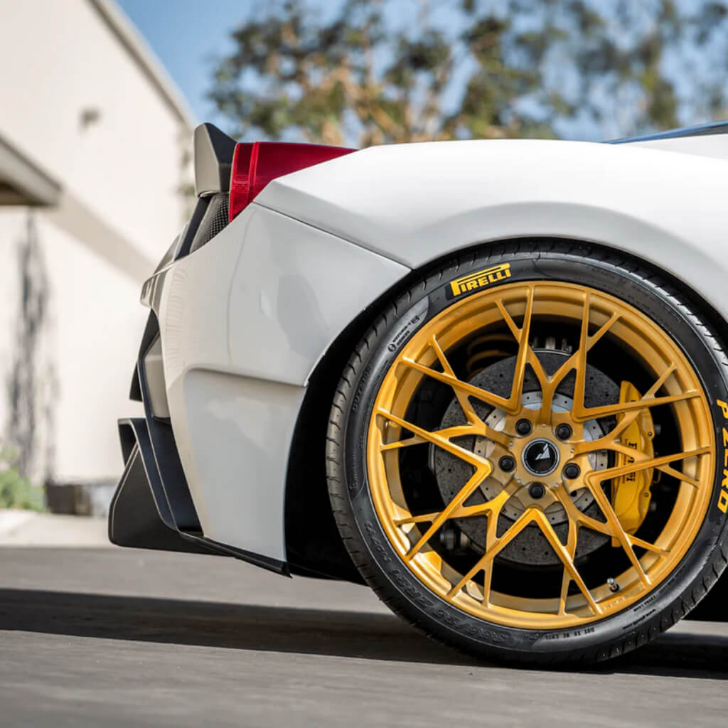 VORSTEINER FRV1140 Rear Bumper with Rear Diffuser incl. Exhaust Tips VX AERO (Gloss Carbon) for FERRARI 458 Italia 2009-2015 Photo-6
