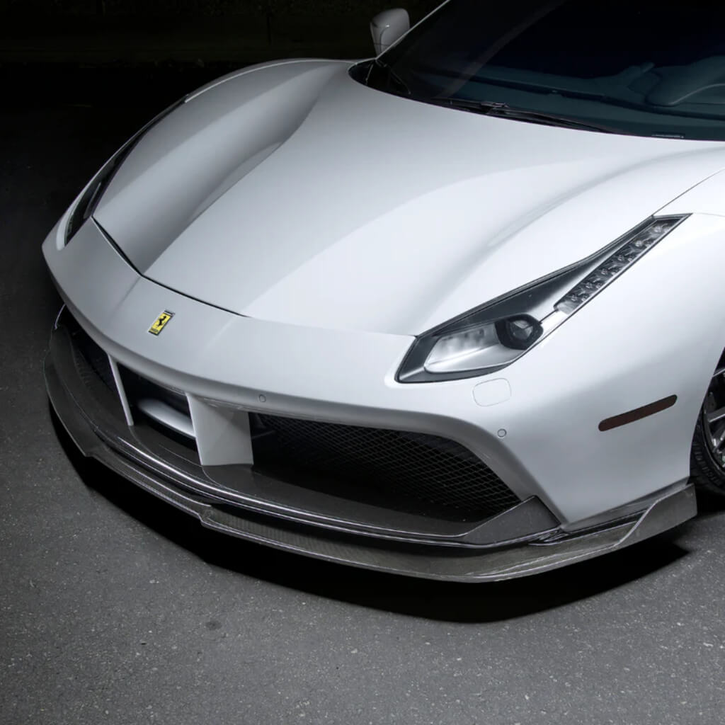 VORSTEINER FRV2020 Front Spoiler DIAVOLO (Gloss Carbon) for FERRARI 488 Photo-1