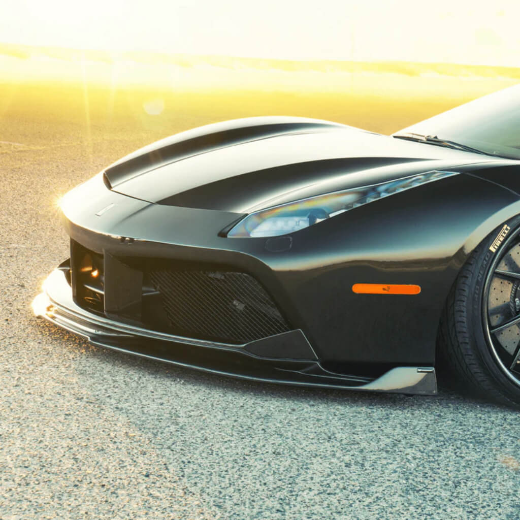 VORSTEINER FRV2020 Front Spoiler DIAVOLO (Gloss Carbon) for FERRARI 488 Photo-4