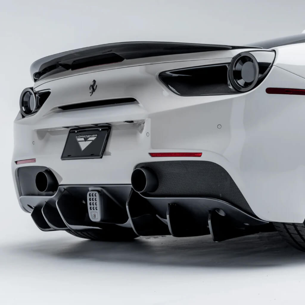 VORSTEINER FRV2055 Rear Diffuser Fins DIAVOLO (Gloss Carbon / set of 6) for FERRARI 488 Photo-5