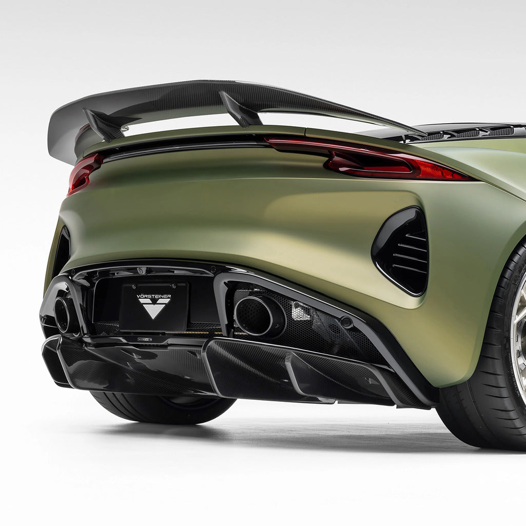 VORSTEINER LOE1051 Rear Diffuser LR-52 (Satin Carbon) for LOTUS Emira 2024- Photo-1