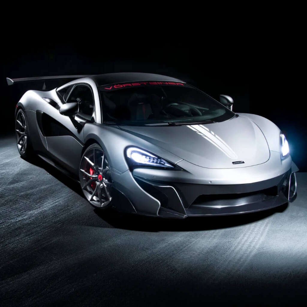 VORSTEINER MVR1110 Front Bumper with Front Splitter 570-VX (Gloss Carbon) for MCLAREN 570S 2015-2021 Photo-6