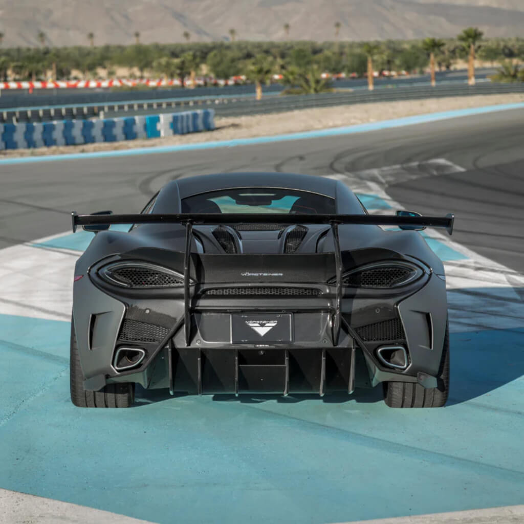 VORSTEINER MVR1140 Rear Bumper with Rear Diffuser 570-VX (Gloss Carbon) for MCLAREN 570S 2015-2021 Photo-6