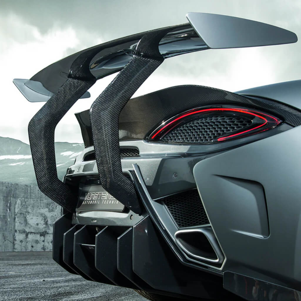 VORSTEINER MVR1370 Wing Blade with Uprights 570-VX (Gloss Carbon) for MCLAREN 570S 2015-2021 Photo-1