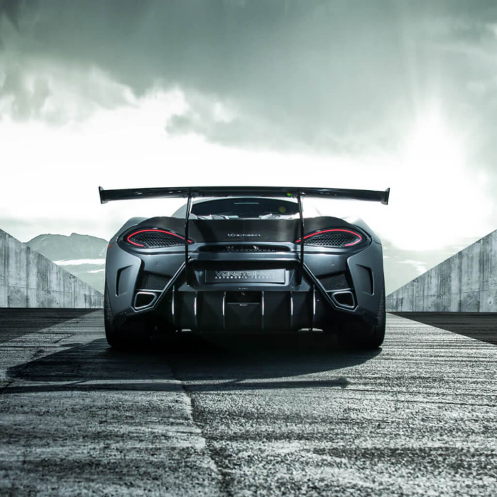 VORSTEINER MVR1370 Wing Blade with Uprights 570-VX (Gloss Carbon) for MCLAREN 570S 2015-2021 Photo-2