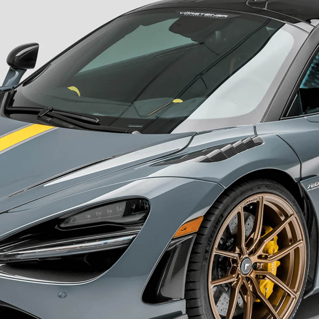 VORSTEINER MVS2090 Front Fenders with Integrated Vents SILVERSTONE EDITION (Gloss Carbon) for MCLAREN 720S Coupe 2017- Photo-3
