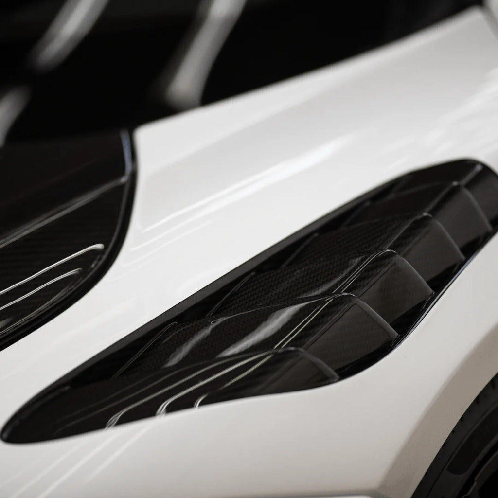 VORSTEINER MVS2091 Front Fenders with Integrated Vents SILVERSTONE (Carbon) for MCLAREN 720S Spyder 2019-2023 Photo-2
