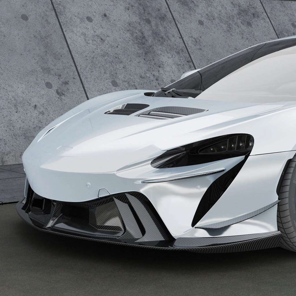 VORSTEINER MVS4021 Front Splitter GP-63 (Satin Carbon) for MCLAREN Artura 2023- Photo-1