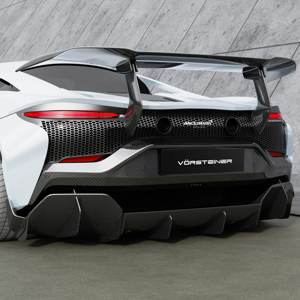 VORSTEINER MVS4050 Rear Diffuser GP-63 (Gloss Carbon) for MCLAREN Artura 2023- Photo-1