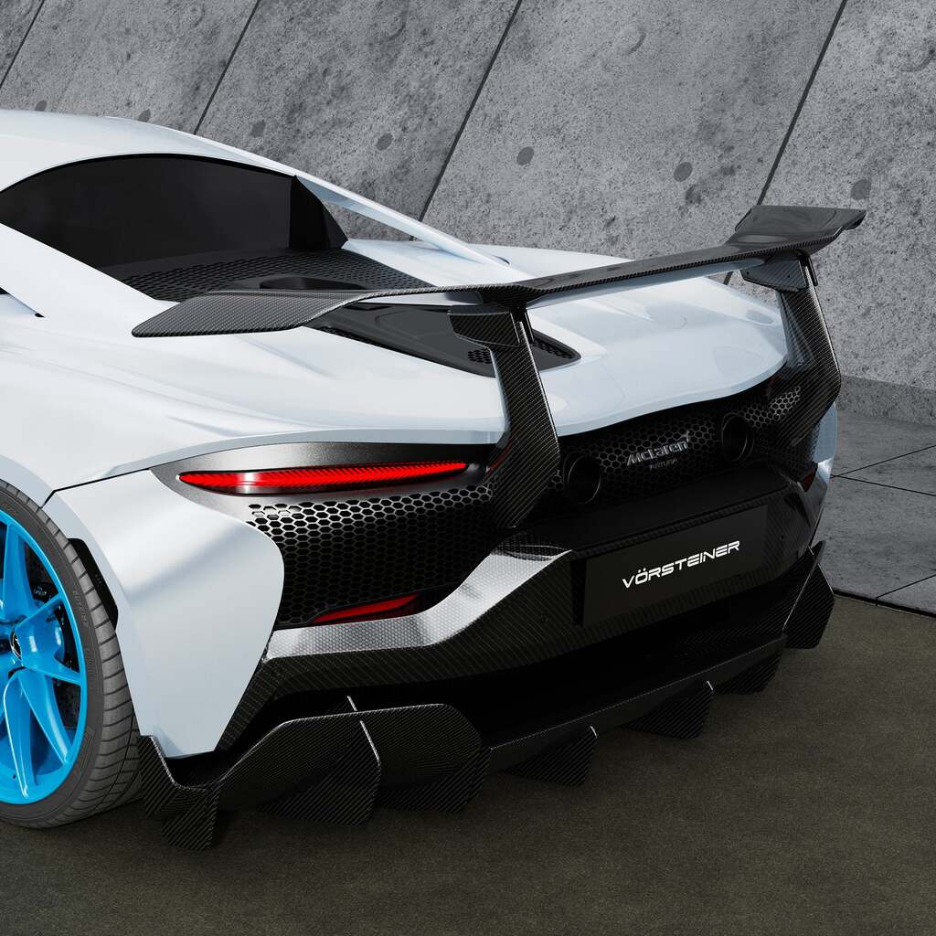 VORSTEINER MVS4070 Rear Wing GP-63 (Gloss Carbon) for MCLAREN Artura 2023- Photo-1