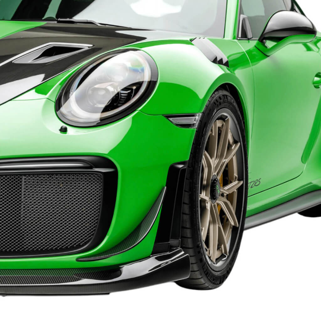 VORSTEINER POV2005 Front Canards (Gloss Carbon) for PORSCHE 911 GT2RS (991) 2017-2019 Photo-0