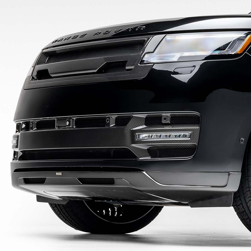 VORSTEINER ROV1020 Front Spoiler KENSINGTON (Gloss Carbon) for LAND ROVER Range Rover (L460) 2024- Photo-1