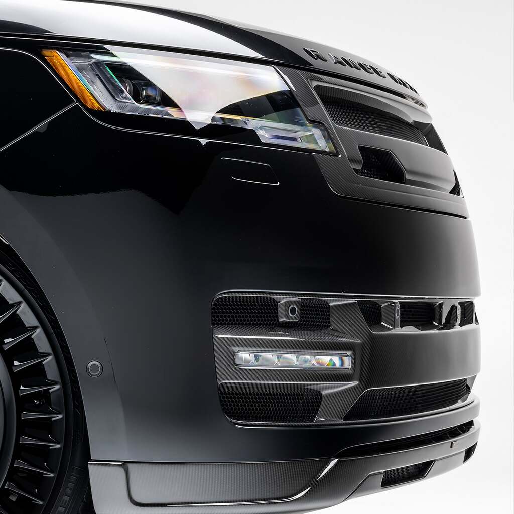 VORSTEINER ROV1026 Front Middle Grill KENSINGTON (Satin Carbon) for LAND ROVER Range Rover (L460) 2024- Photo-3