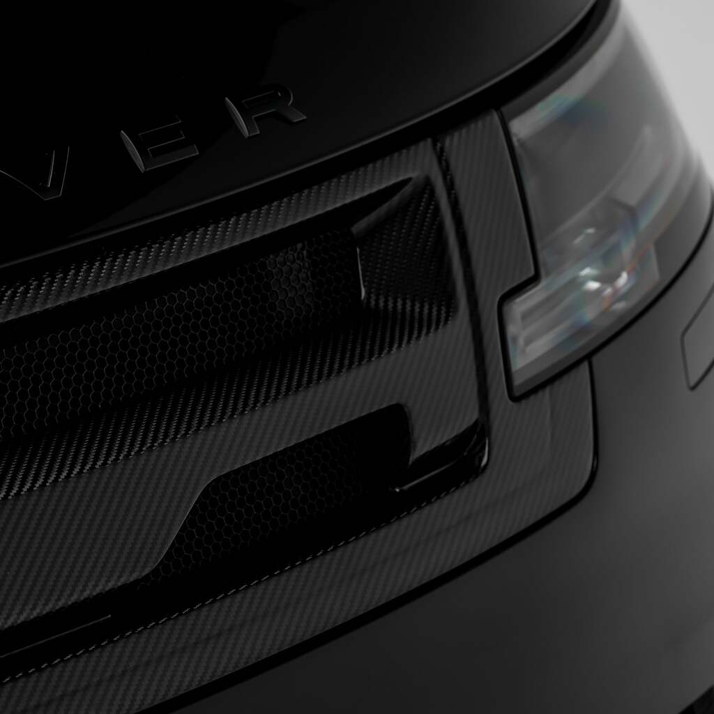 VORSTEINER ROV1035 Front Upper Grill KENSINGTON (Gloss Carbon) for LAND ROVER Range Rover (L460) 2024- Photo-6