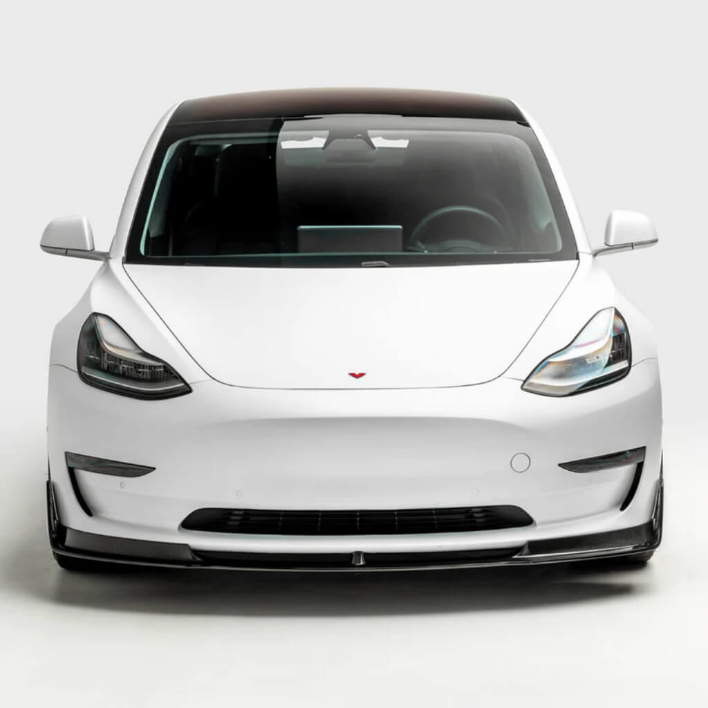 VORSTEINER TEV1010 Front Spoiler VOLTA (Gloss Carbon) for TESLA Model 3 2017- Photo-6