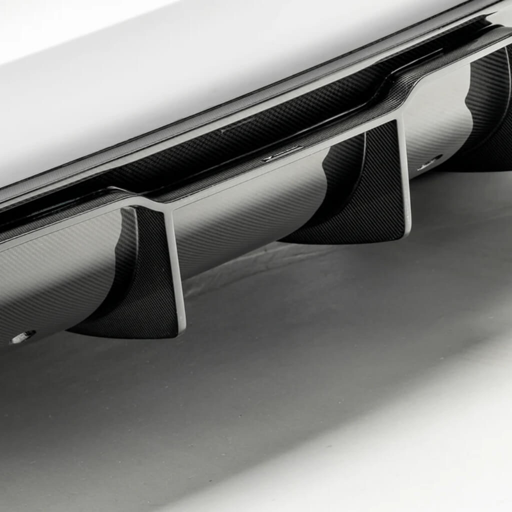 VORSTEINER TEV1050 Rear Diffuser TRACK EDITION VOLTA (Gloss Carbon) for TESLA Model 3 2017- Photo-6