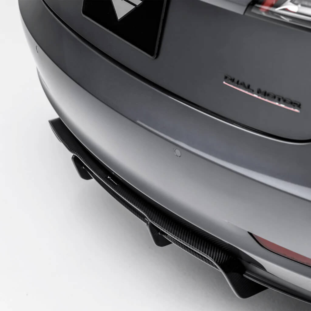 VORSTEINER TEV1055 Rear Diffuser VOLTA (Gloss Carbon) for TESLA Model 3 2017- Photo-4