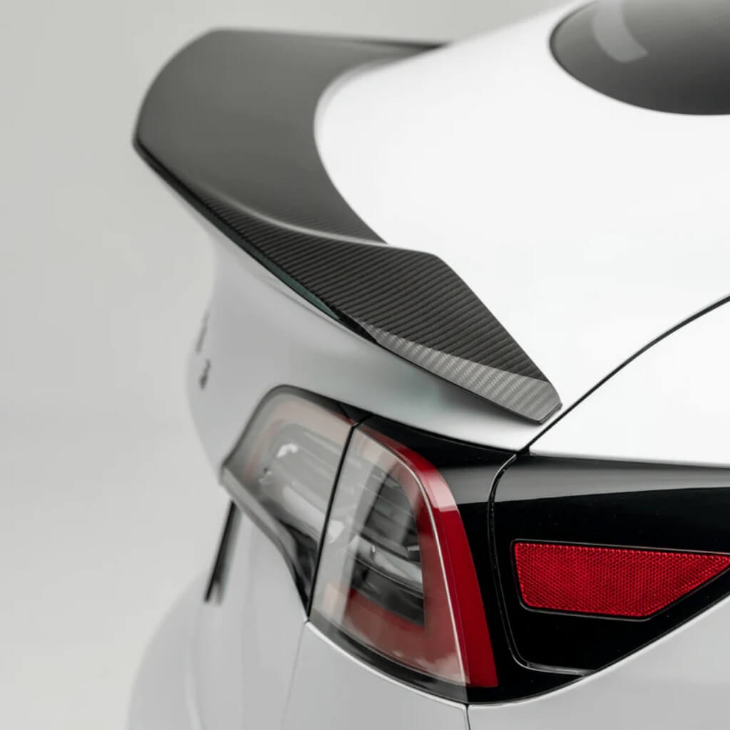 VORSTEINER TEV1060 Decklid Spoiler VOLTA (Gloss Carbon) for TESLA Model 3 2017- Photo-1