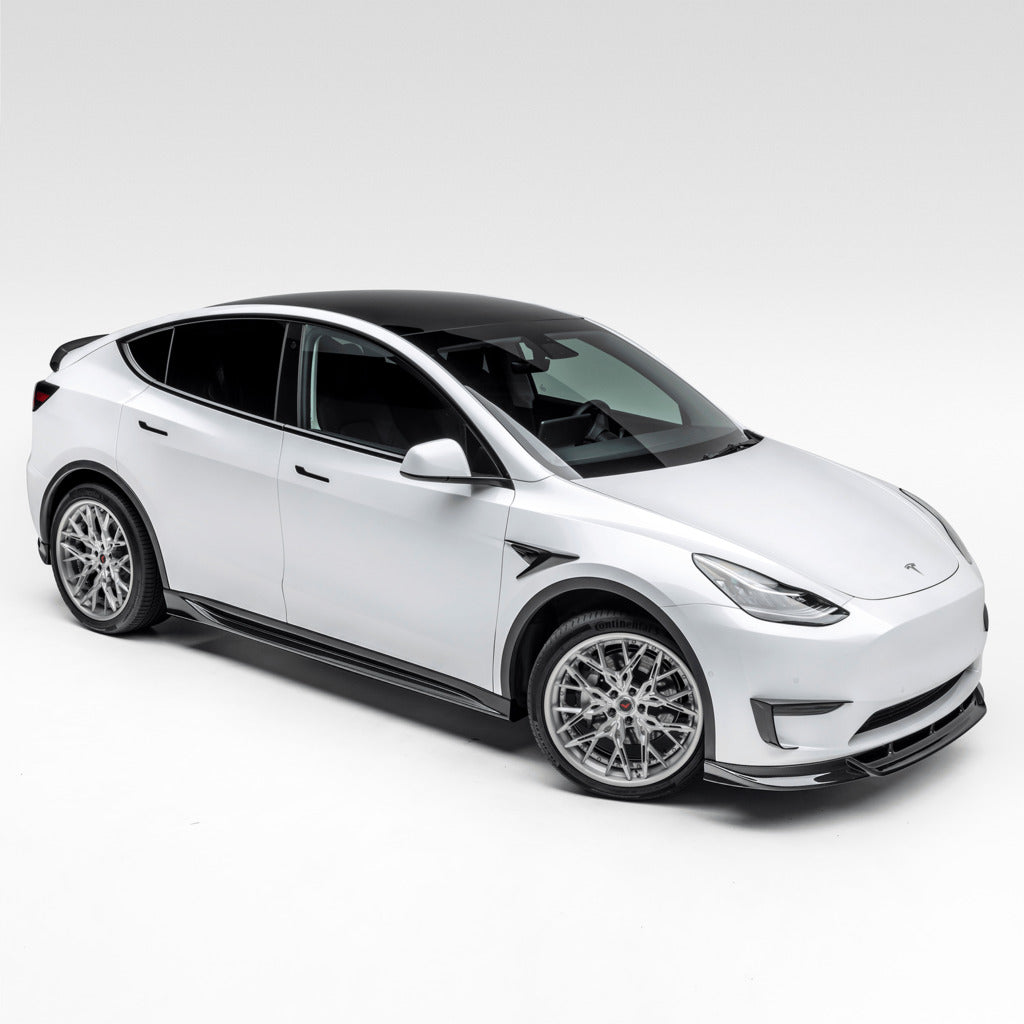 VORSTEINER TEV2020 Front Spoiler VRS (Gloss Carbon) for TESLA Model Y 2020- Photo-5