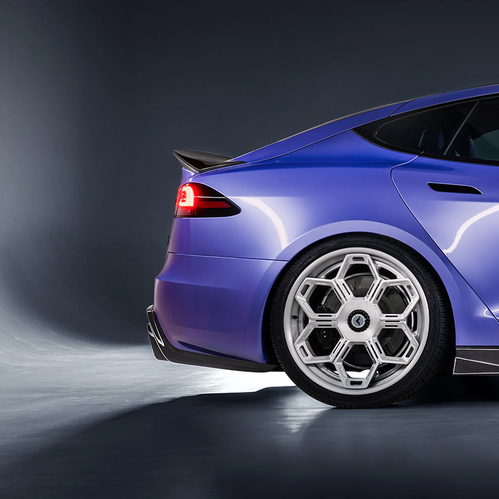 VORSTEINER TEV3040 Rear Diffuser VRS (Gloss Carbon) for TESLA Model S Plaid 2021- Photo-4