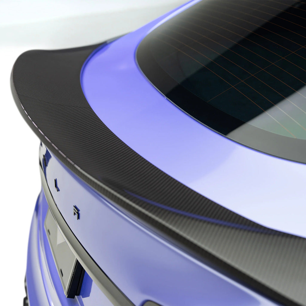 VORSTEINER TEV3061 Decklid Spoiler VRS (Satin Carbon) for TESLA Model S Plaid 2021-2022 Photo-3