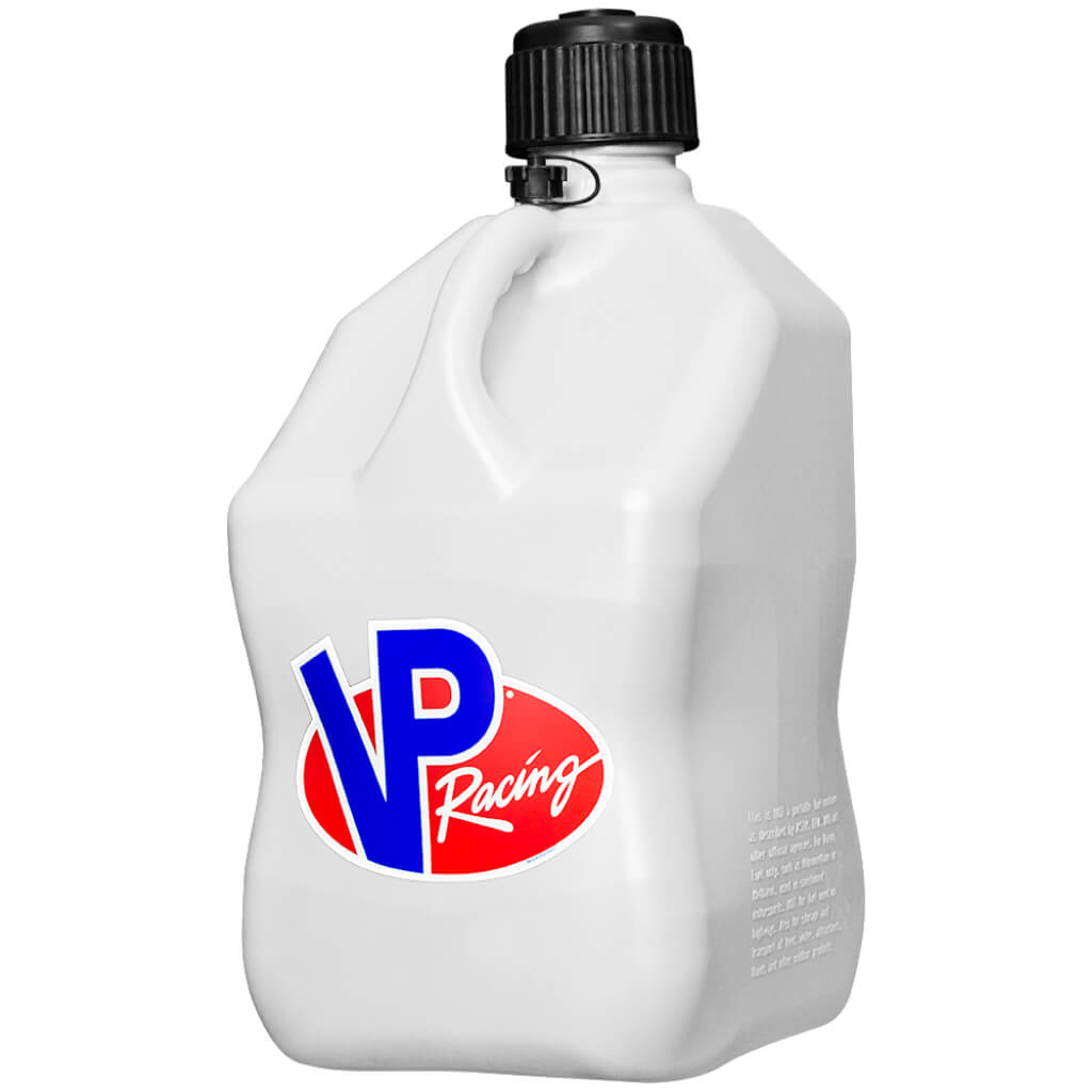 VP RACING 3522 20L Plastic Square Canister, White Photo-0