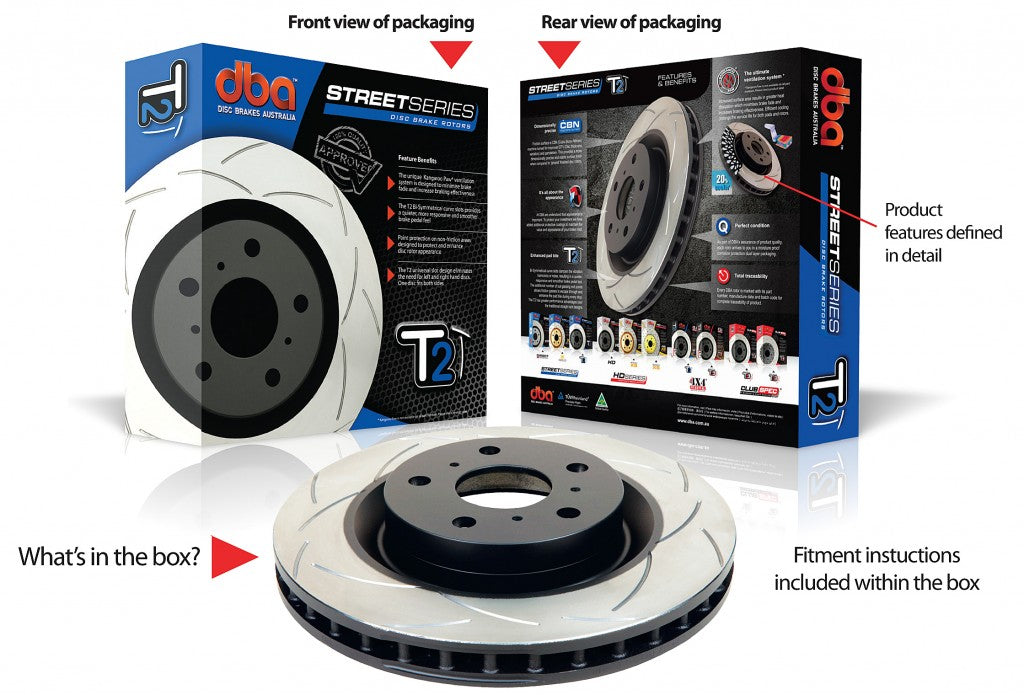 DBA 2962S Front brake Disc MAZDA 3 2.3 MPS Turbo Hatchback Photo-0