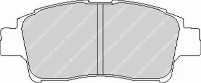 FERODO FCP1368H DS2500 Brake pads Photo-0