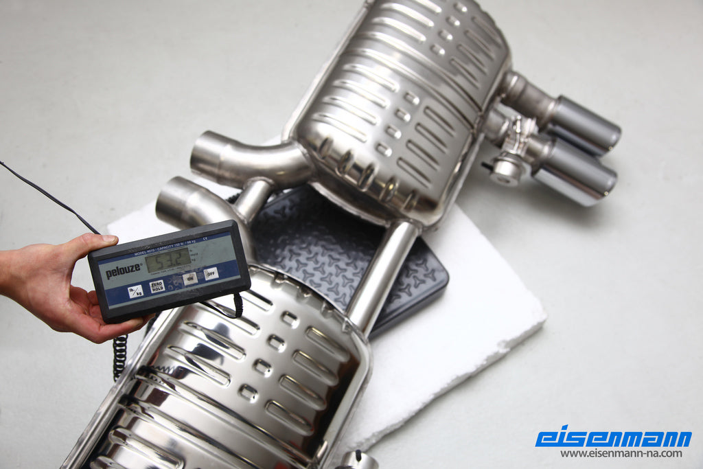 EISENMANN B5408.20904 Exhaust rear section (4x90) BMW E70 X5M and E71 X6M RACE Photo-1