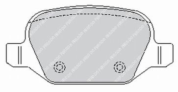 FERODO FCP1349H Rear Brake Pads DS2500 for ALFA ROMEO GT (937) / 156 (932) Photo-0