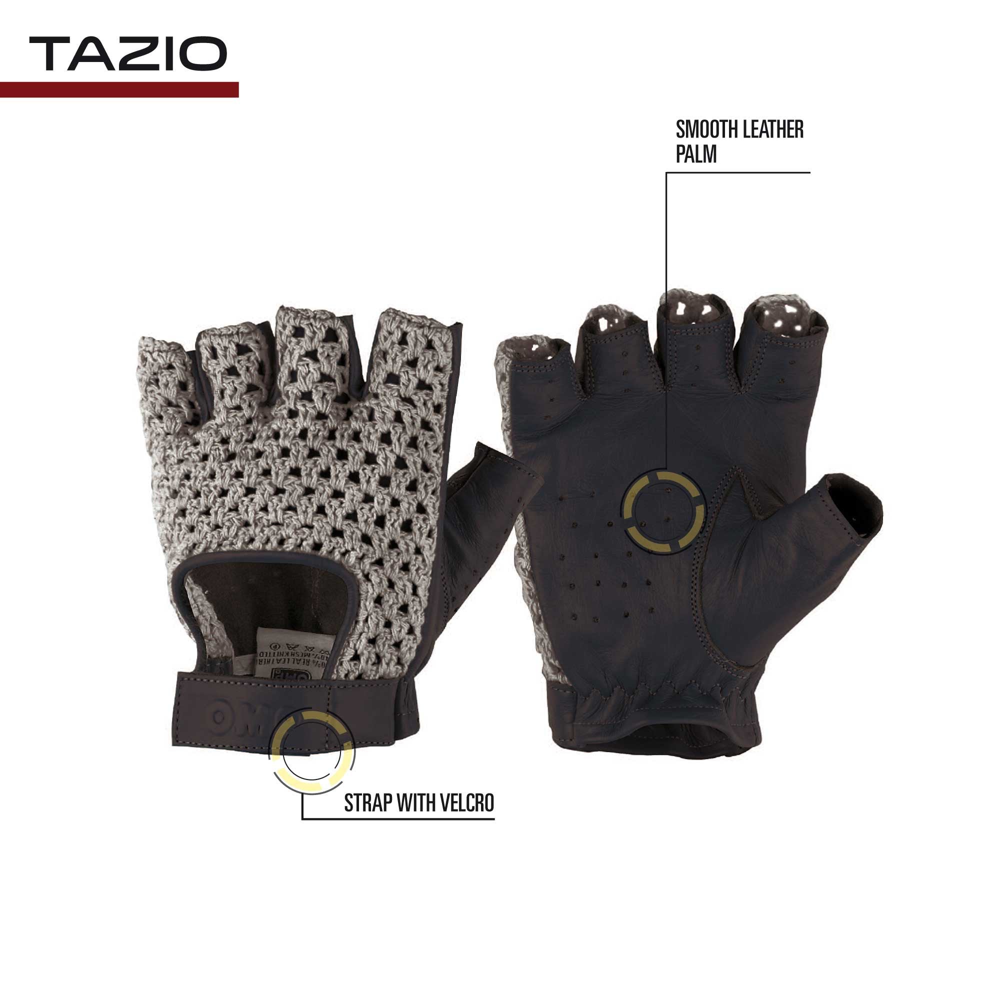 OMP IB0-0747-A01-071-L (IB/747/N/L) TAZIO Vintage gloves, black, size L Photo-0 