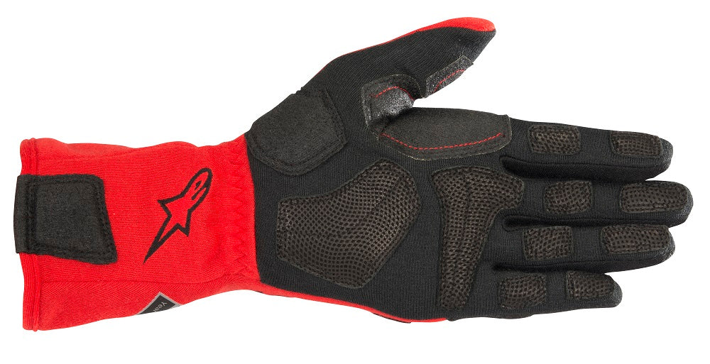ALPINESTARS 3552818_31_M TECH M Mechanics gloves, FIA 8856-2000, red/black, size M Photo-1 