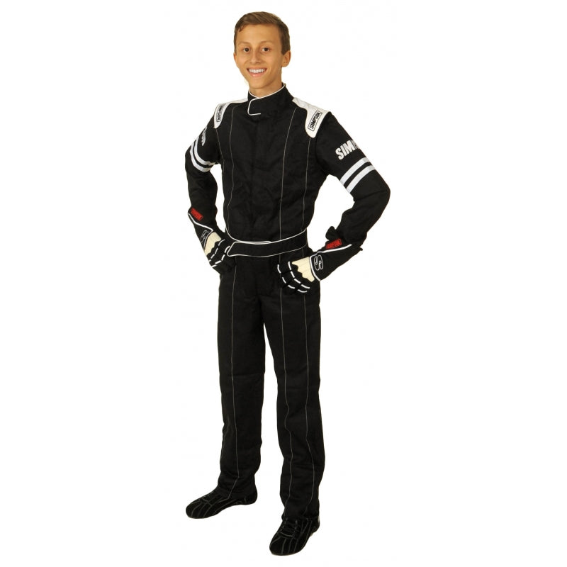 SIMPSON LY22471 Racing suit YOUTH LEGEND II, SFI 3.2A/1, black, size XL Photo-0