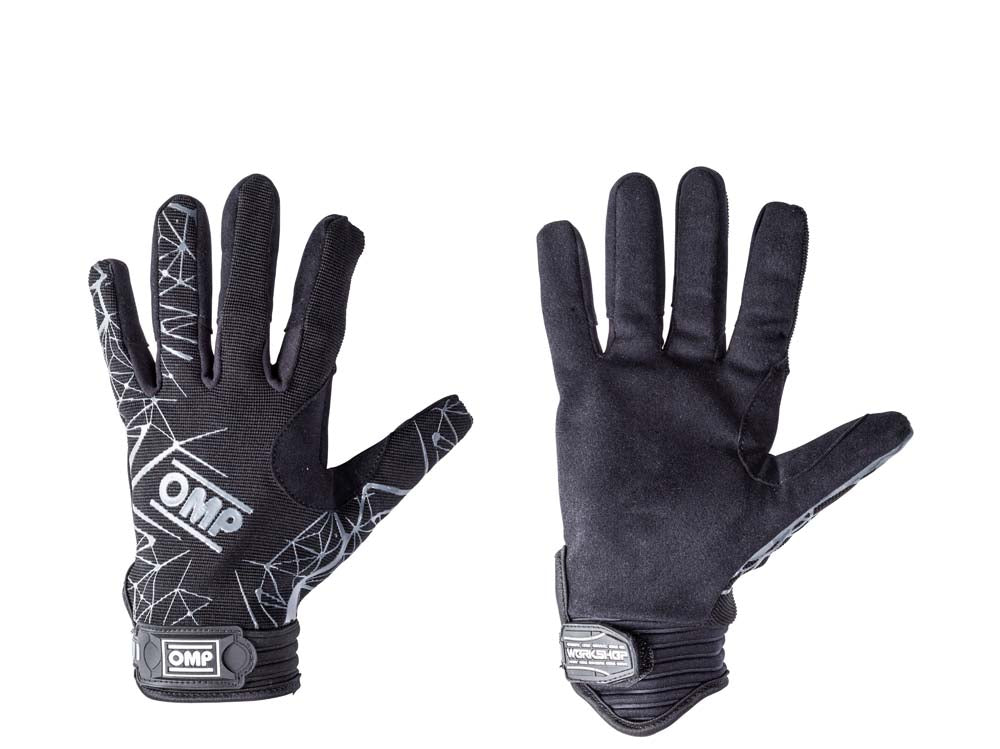 OMP NB0-1896-A01-071-M (NB/1896071M) Gloves for mechanics Workshop EVO, black, rr. M Photo-0 