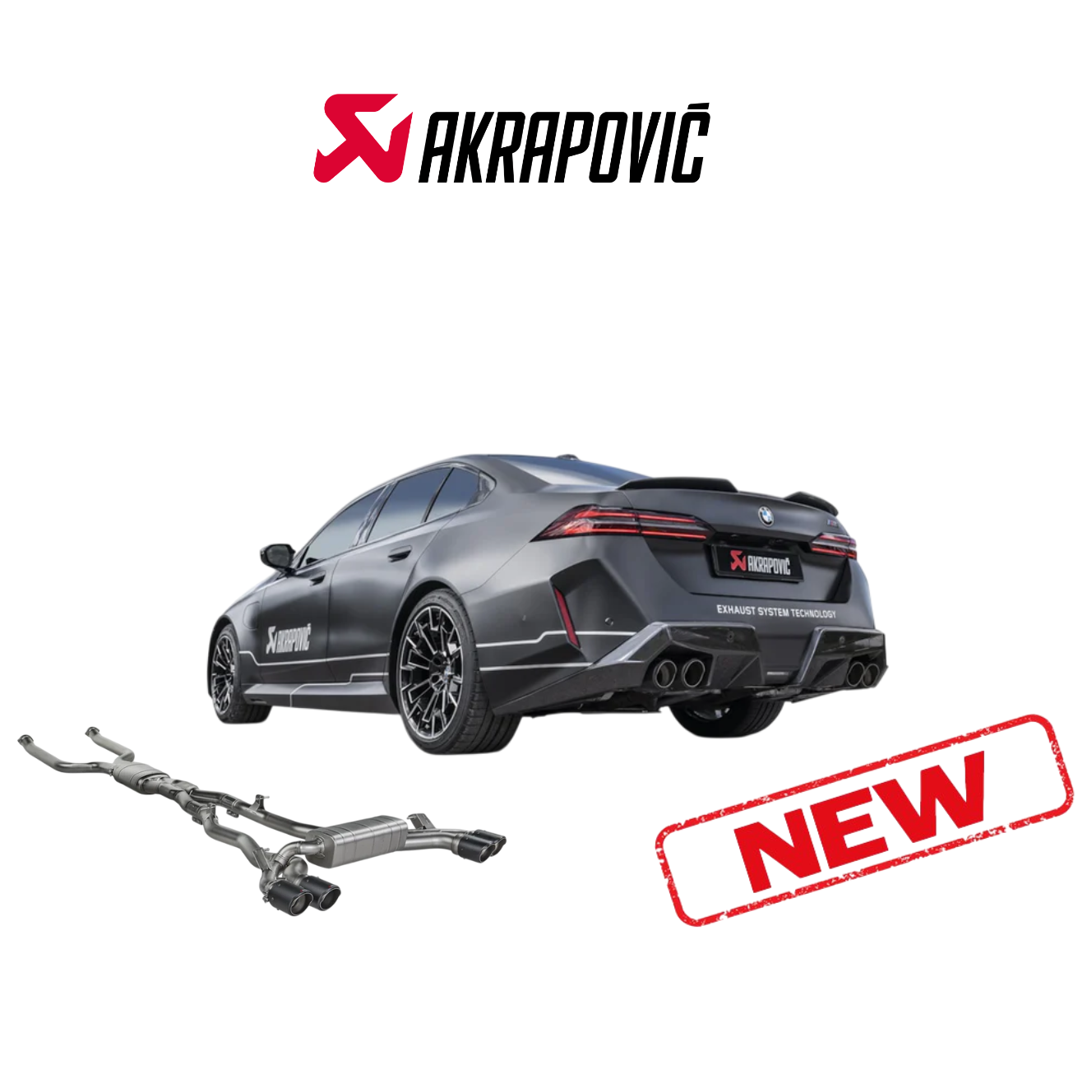 New Akrapovič Exhaust System for BMW M5 | Atomic-Shop