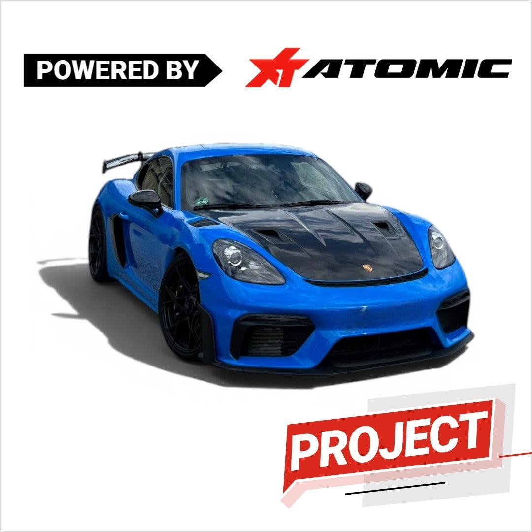 718 Cayman GT4 RS Blue: Raw Engineering Obsession
