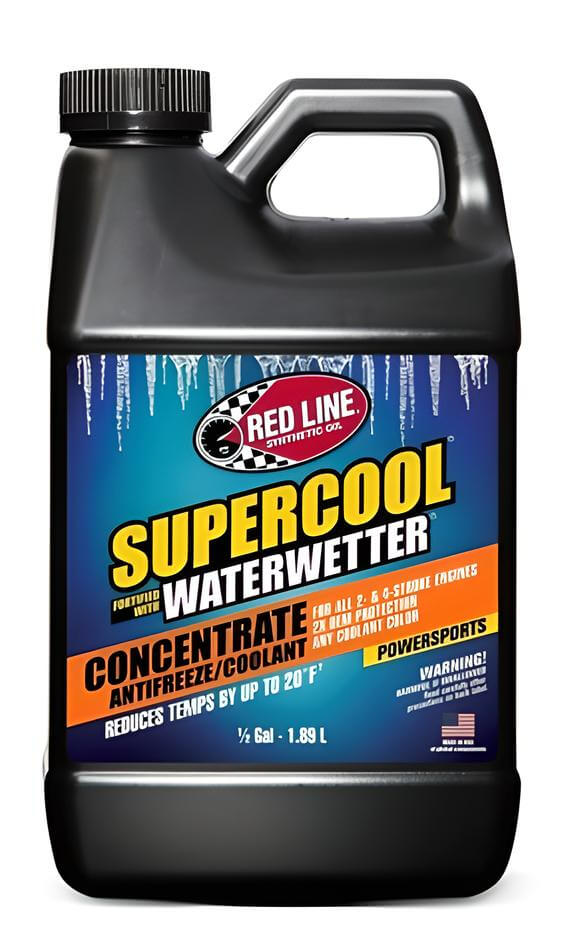 RED LINE OIL 81235 Powersports Сoolant SuperCool Concentrate 1.89 L (1/2 gal) Photo-0 