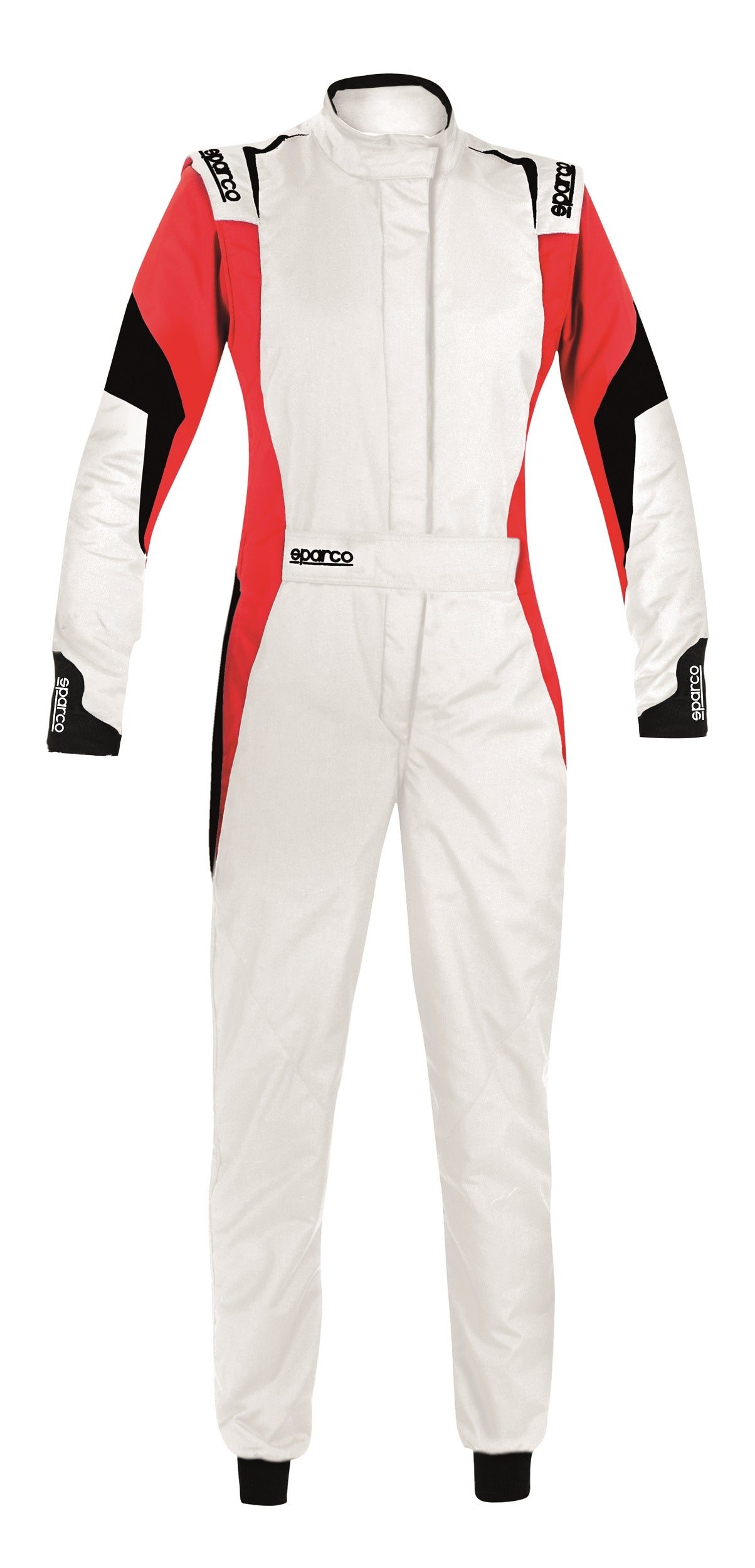 SPARCO 001144L42BRNR COMPETITION LADY R567 Racing suit, FIA 8856-2018, white/red, size 42 Photo-0 