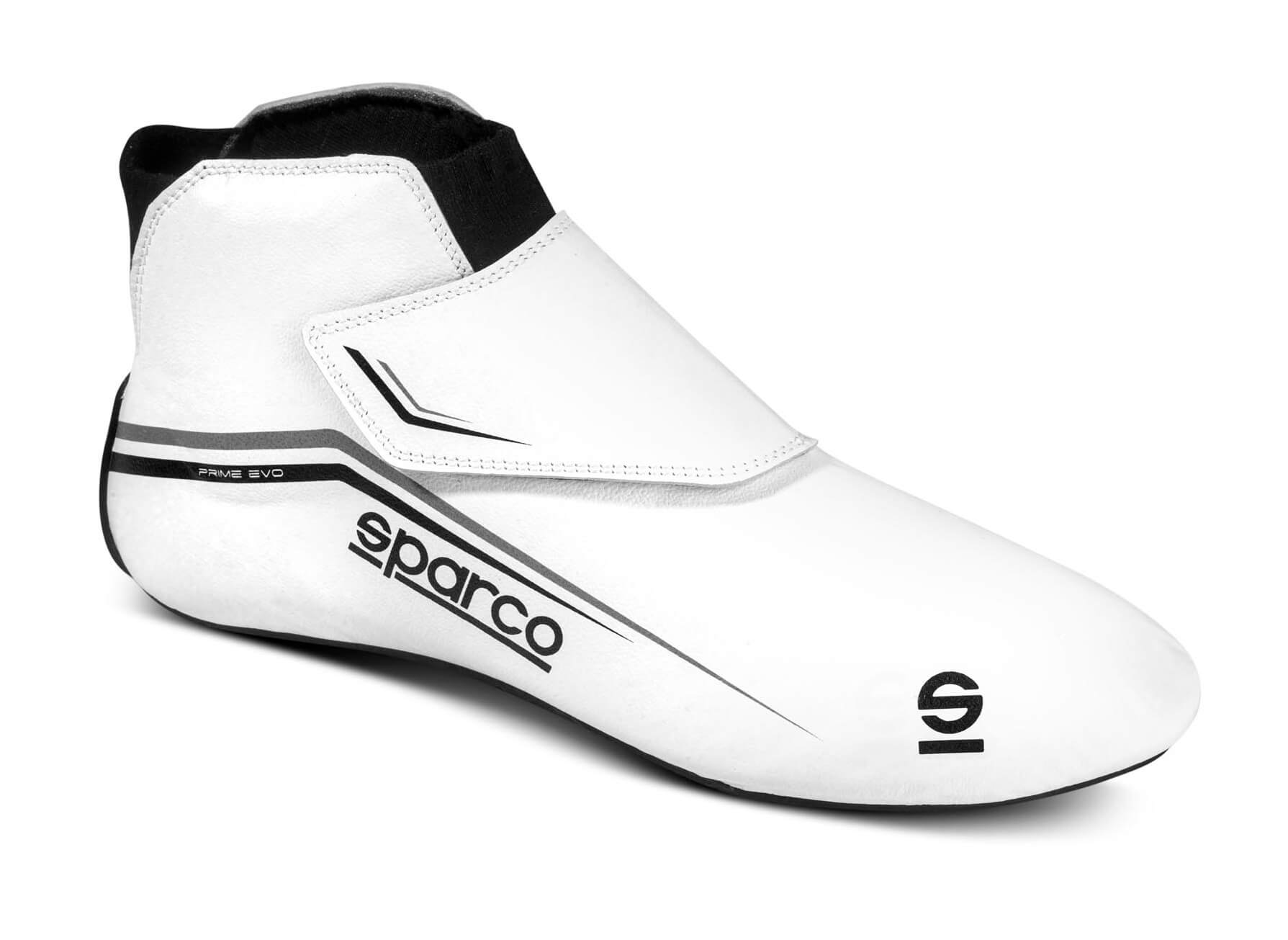 SPARCO 00129744BI PRIME EVO Racing shoes, FIA 8856-2018, white, size 44 Photo-0 