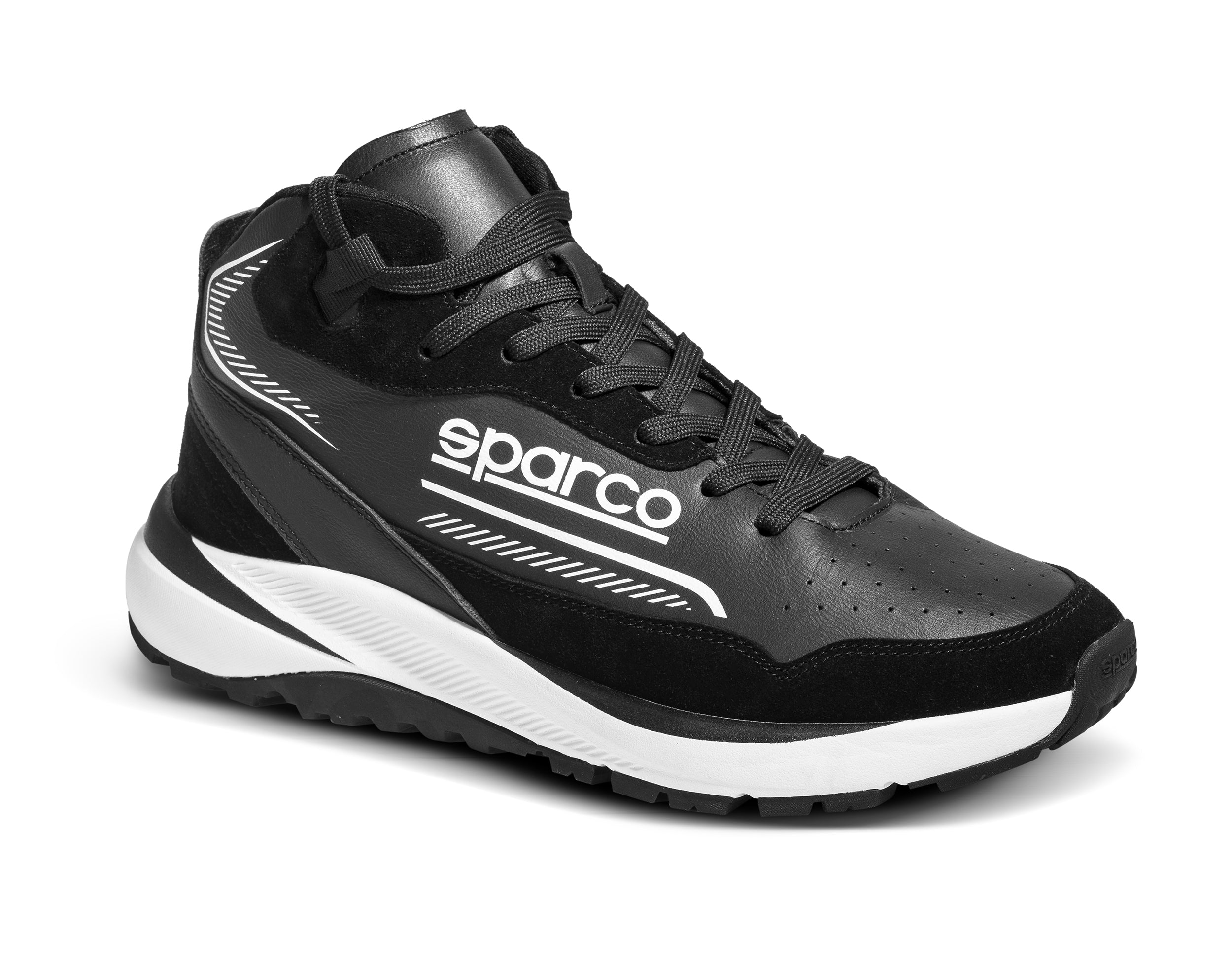 SPARCO 0012A640NRBI FAST Mechanic shoes, FIA+SFI, black/white, size 40 Photo-0 